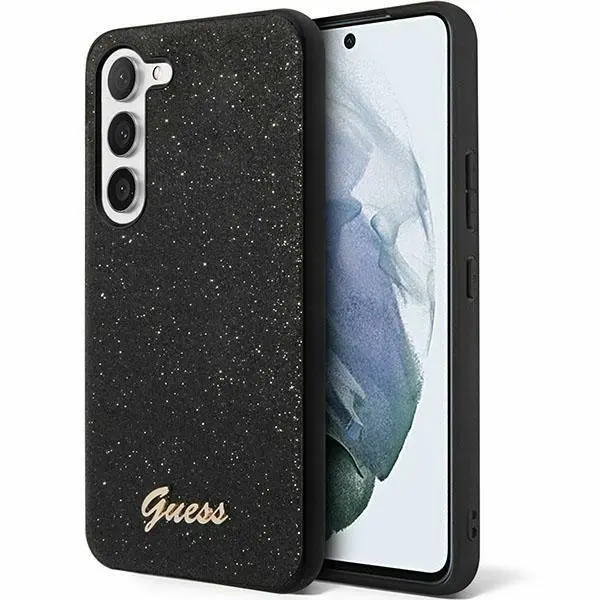 Etui Guess Glitter Script GUHCS24SHGGSHK do Samsung Galaxy S24 Czarny