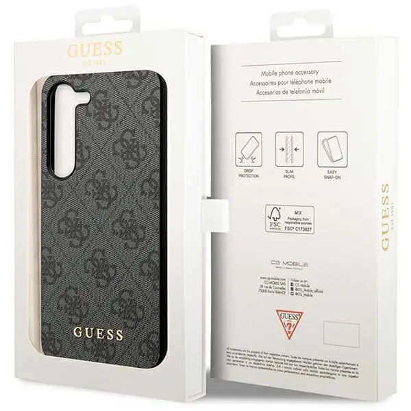 Etui Guess 4G Charms Collection GUHCS24SGF4GGR do Samsung Galaxy S24 Czarny