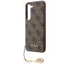 Etui Guess 4G Charms Collection GUHCS24MGF4GBR do Samsung Galaxy S24+ Brązowy