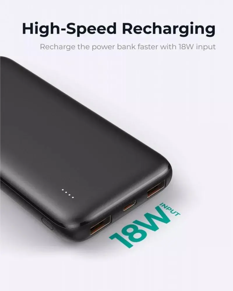 Powerbank Aukey PB-N73S, 10000mAh PD 18W Czarny