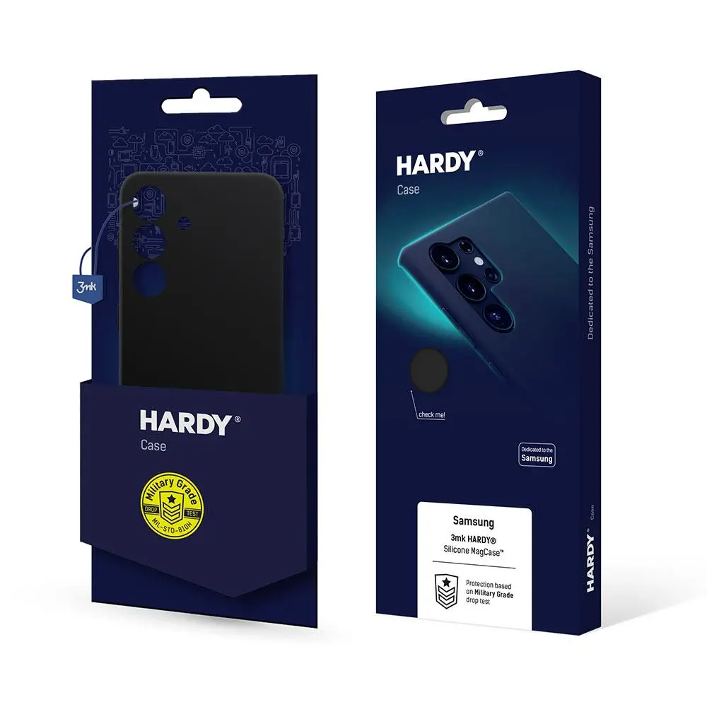 Etui 3mk Hardy Android Silicone MagCase do Samsung Galaxy S24 czarny