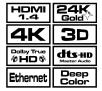 Kabel HDMI Savio CL-121 1,8m Czarny