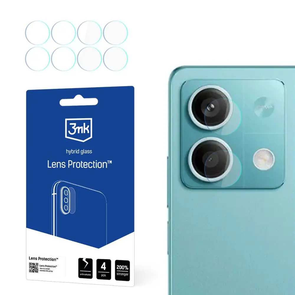 Szkło hybrydowe 3mk Lens Protection do Redmi Note 13 5G
