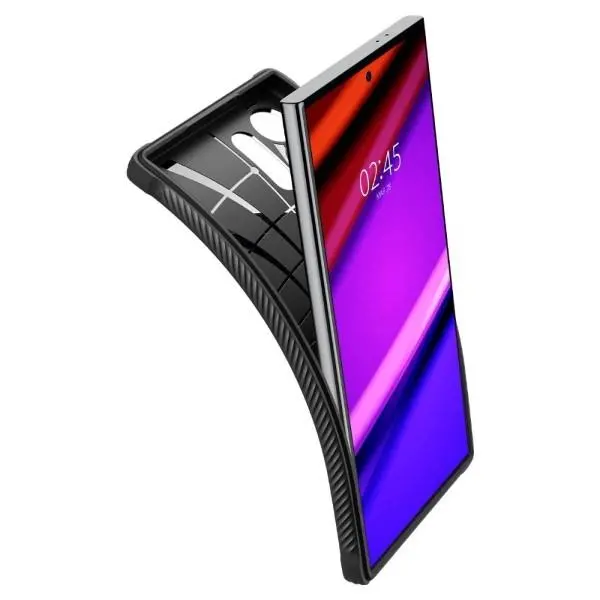 Etui Spigen Rugged Armor ACS07286 do Galaxy S24 Ultra Czarny