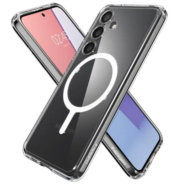 Etui Spigen Crystal Hybrid Onetap MagSafe ACS07223 do Galaxy S24 Przezroczysty