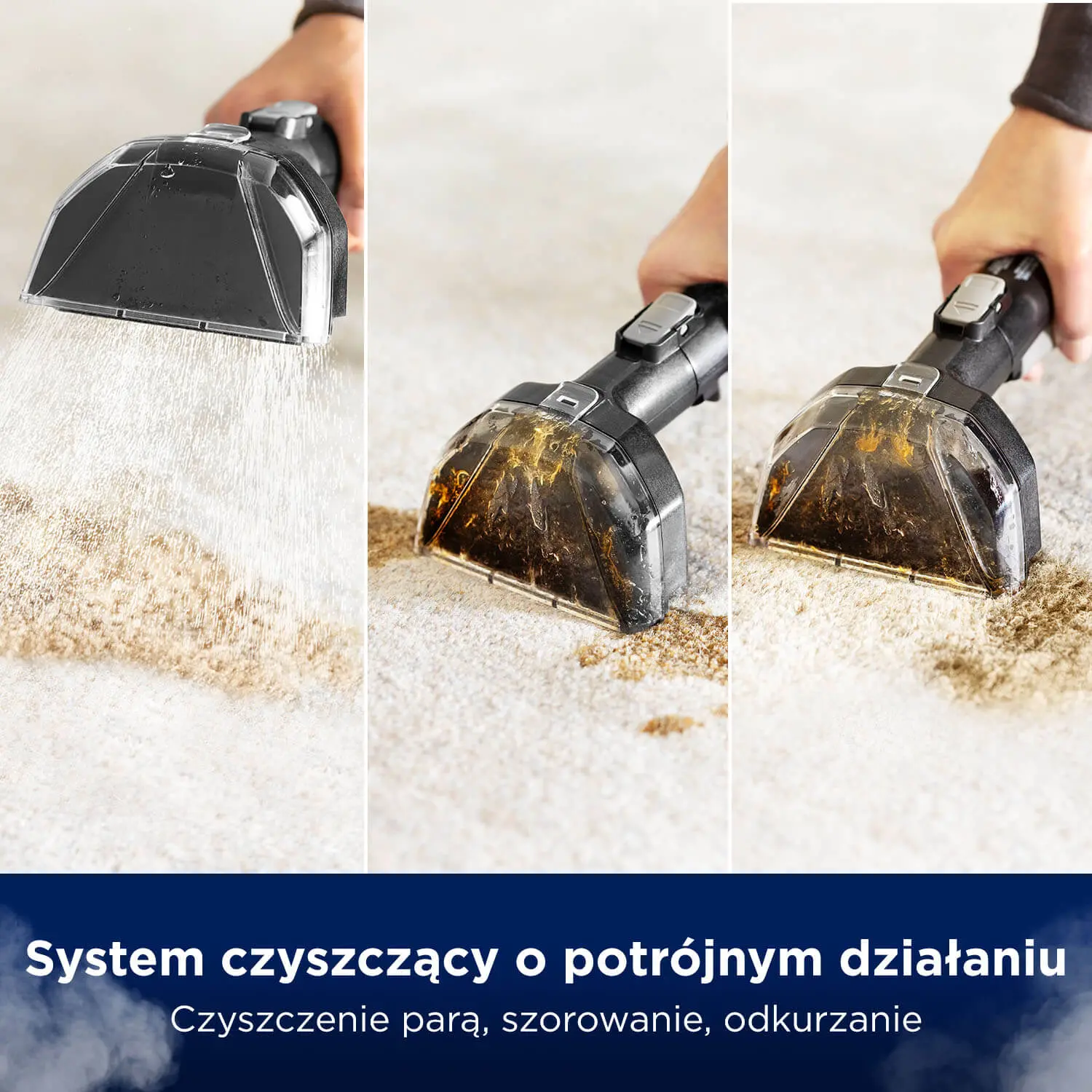 Odkurzacz Bissell SpotClean Select 3697N 1000W 2 ssawki do prania dywanów i tapicerek