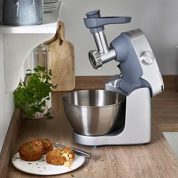 Robot kuchenny Kenwood KHC29A.X0SI 1000W Maszynka do mielenia Wyciskarka do cytrusów Rozdrabniacz Młynek Blender kielichowy