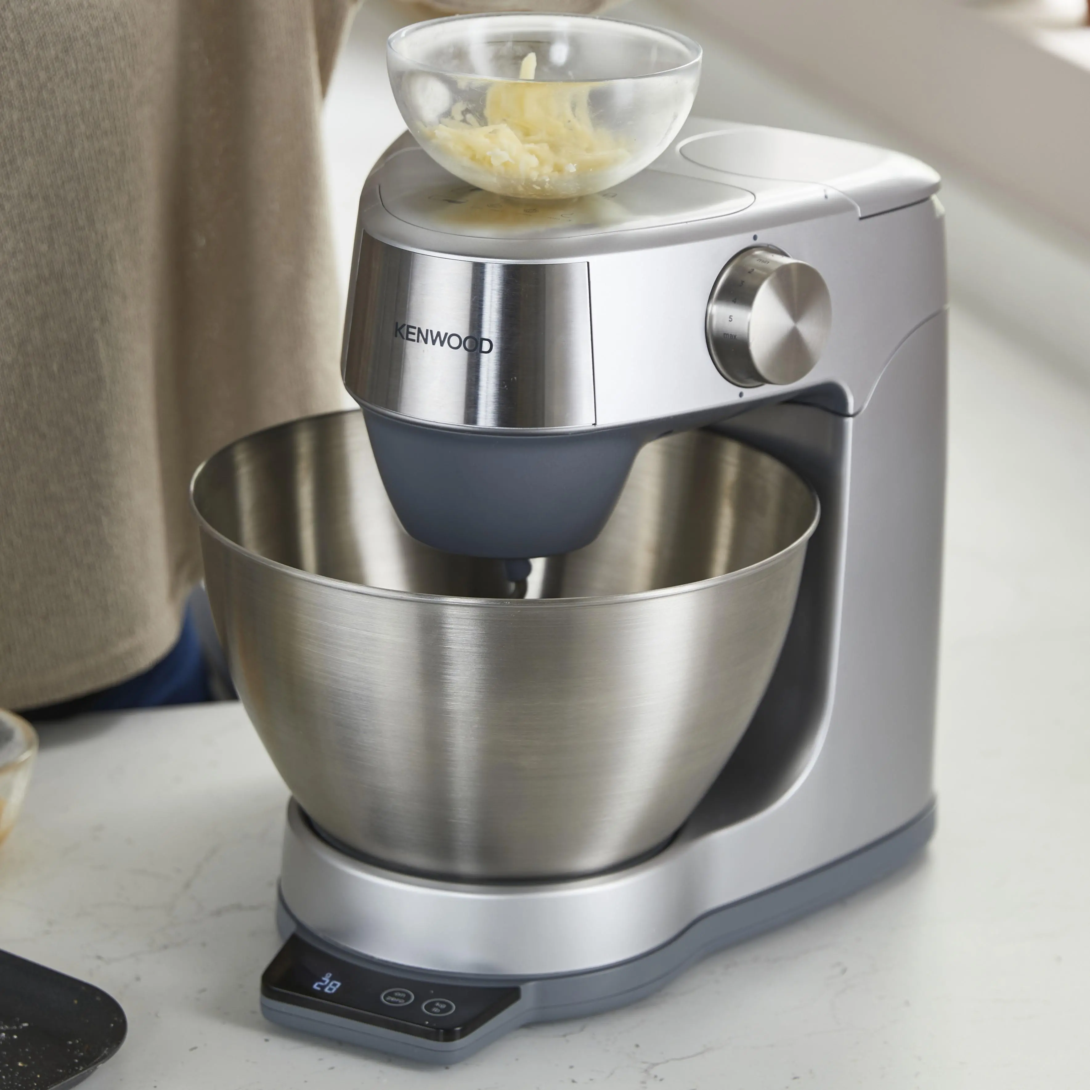 Robot kuchenny Kenwood KHC29A.X0SI 1000W Maszynka do mielenia Wyciskarka do cytrusów Rozdrabniacz Młynek Blender kielichowy