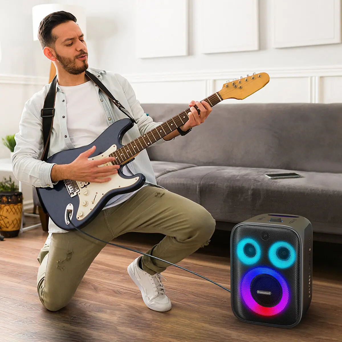 Głośnik Bluetooth Tronsmart Halo 200 120W Czarny + mikrofon