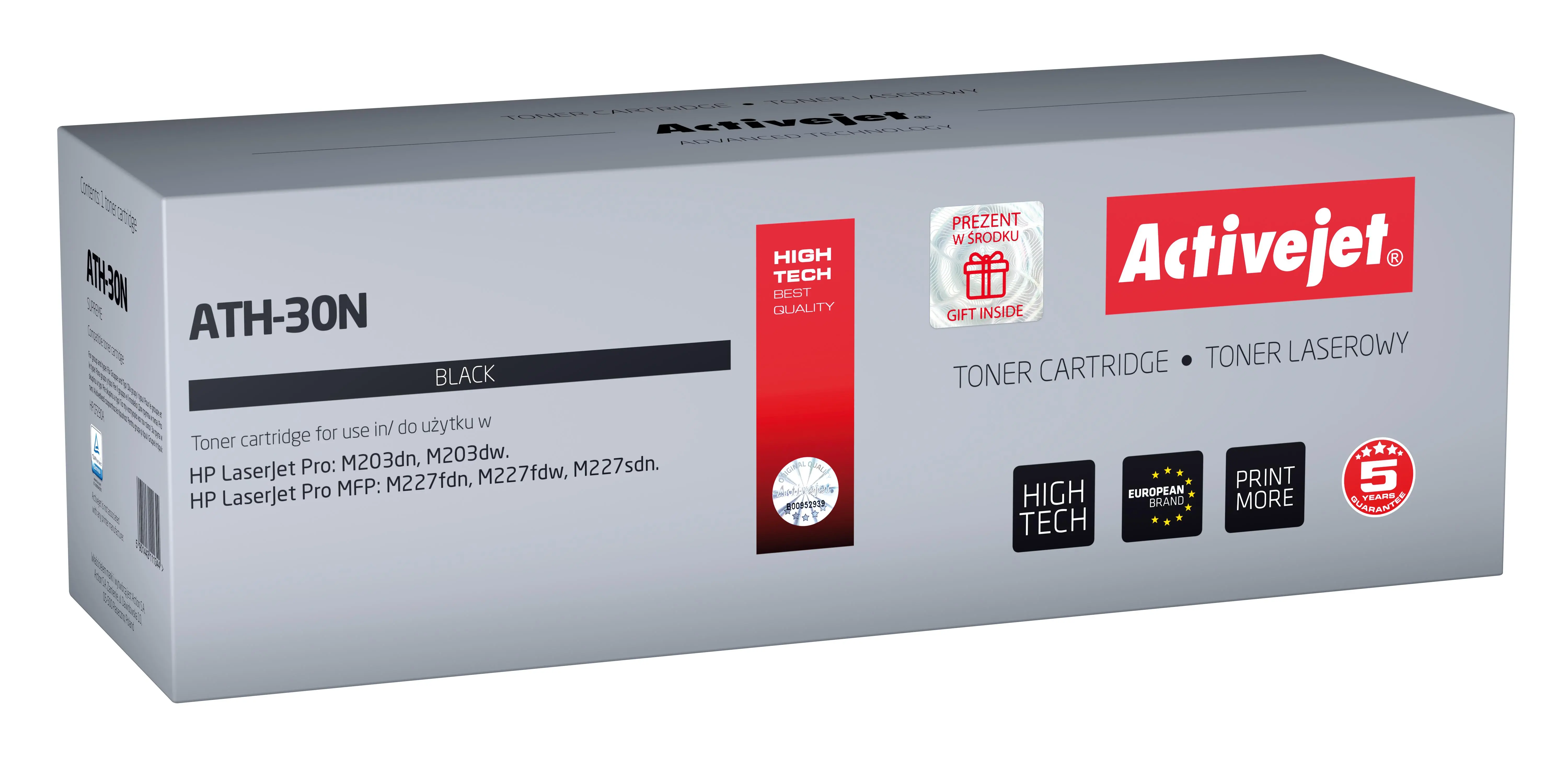Toner ActiveJet ATH-30N (zamiennik CF230A nr 30A) Czarny