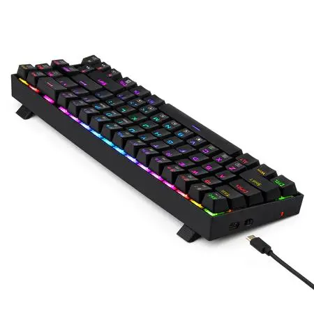 Klawiatura mechaniczna Redragon K599 Deimos Brown Switch Czarny