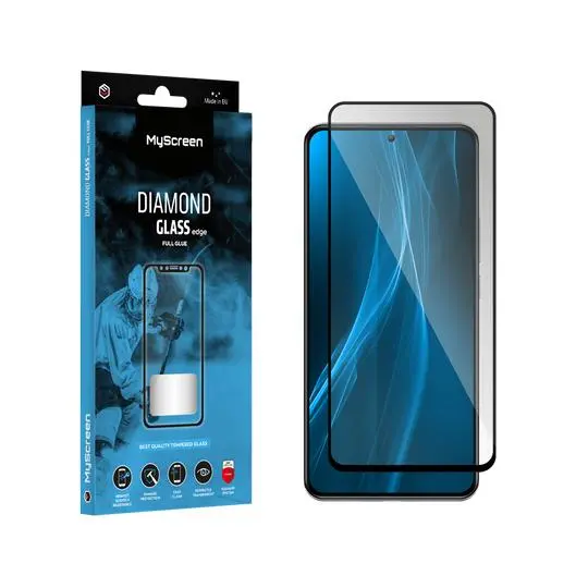 Szkło hartowane MyScreen Protector DIAMOND GLASS edge FULL GLUE do Redmi 13C