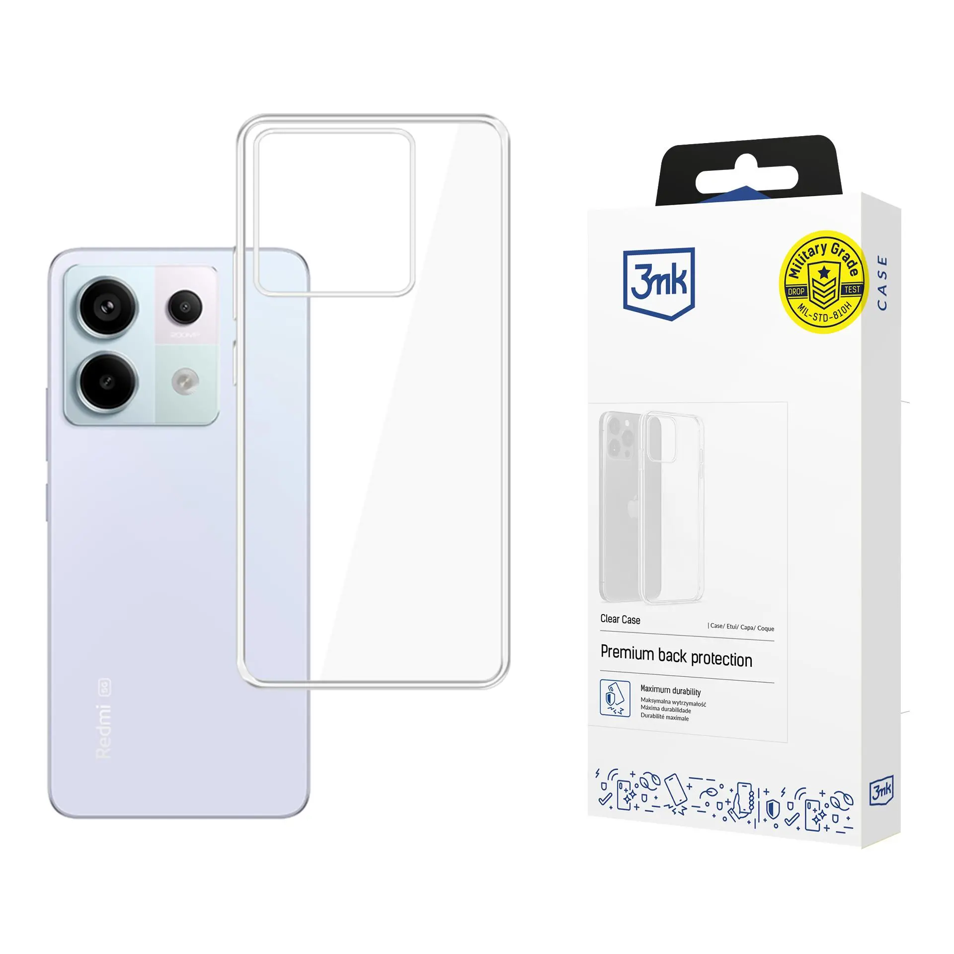 Etui 3mk Clear Case do Xiaomi Redmi Note 13 Pro 5G