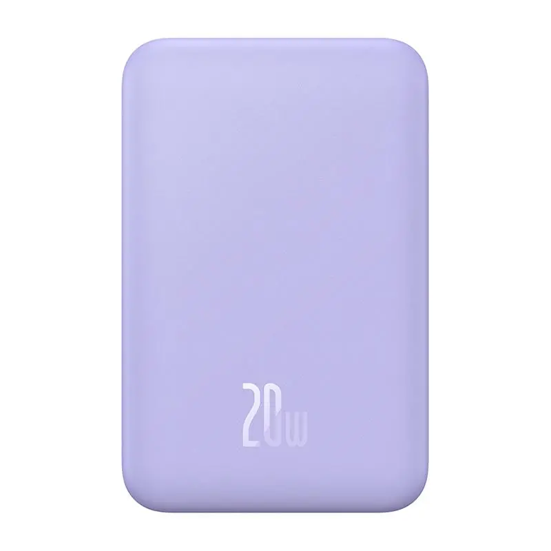Powerbank Baseus P10022107513-00 Magnetic Mini 5000mAh 20W Fioletowy