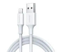 UGREEN Lightning do USB 2,4A US155 1,5m Biały