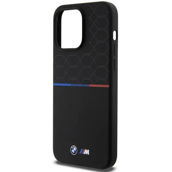 Etui BMW Silicone Pattern MagSafe BMHMP15X22SMPK do iPhone 15 Pro Max Czarny