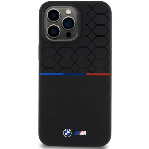 Etui BMW Silicone Pattern MagSafe BMHMP15X22SMPK do iPhone 15 Pro Max Czarny