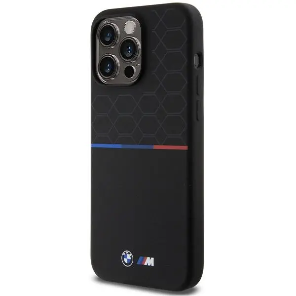 Etui BMW Silicone Pattern MagSafe BMHMP15X22SMPK do iPhone 15 Pro Max Czarny