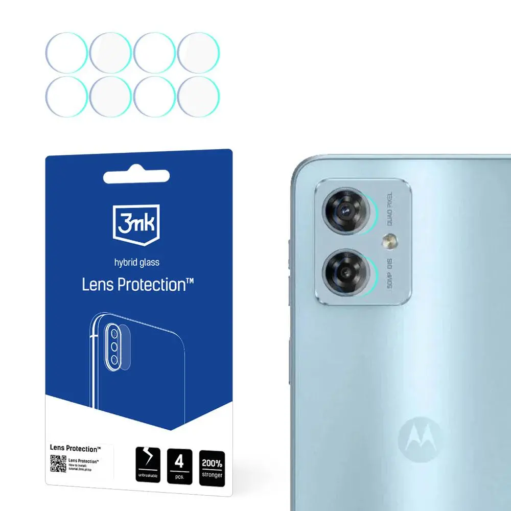 Szkło hybrydowe 3mk Lens Protection do Motorola moto G54