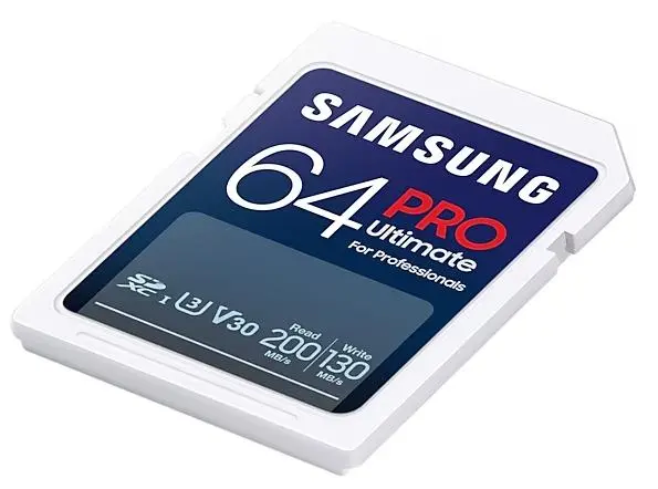Karta pamięci Samsung PRO Ultimate 2023 SD 64GB 200/130MB/s U3 V30 + czytnik
