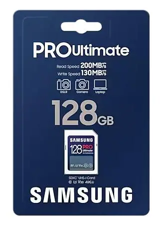 Karta pamięci Samsung PRO Ultimate 2023 SD 128GB 200/130MB/s U3 V30