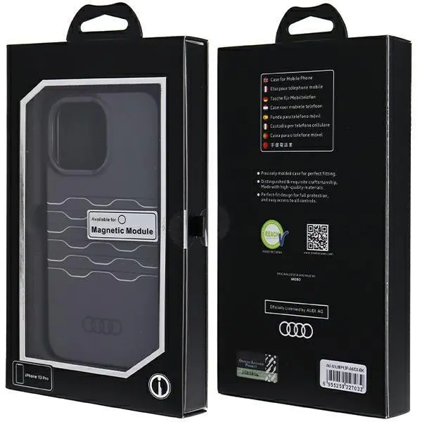 Etui AUDI IML MagSafe Case AU-IMLMIP13P-A6/D3-BK do iPhone 13 Pro Czarny