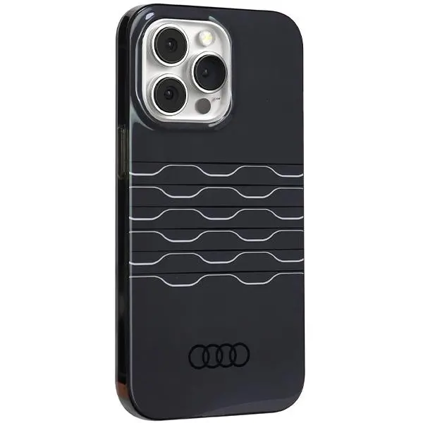 Etui AUDI IML MagSafe Case AU-IMLMIP13P-A6/D3-BK do iPhone 13 Pro Czarny