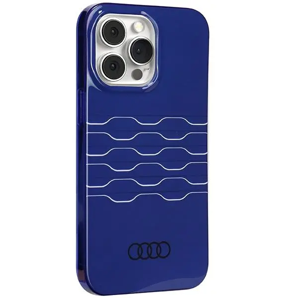 Etui AUDI IML MagSafe Case AU-IMLMIP13PM-A6/D3-BE do iPhone 13 Pro Max Niebieski