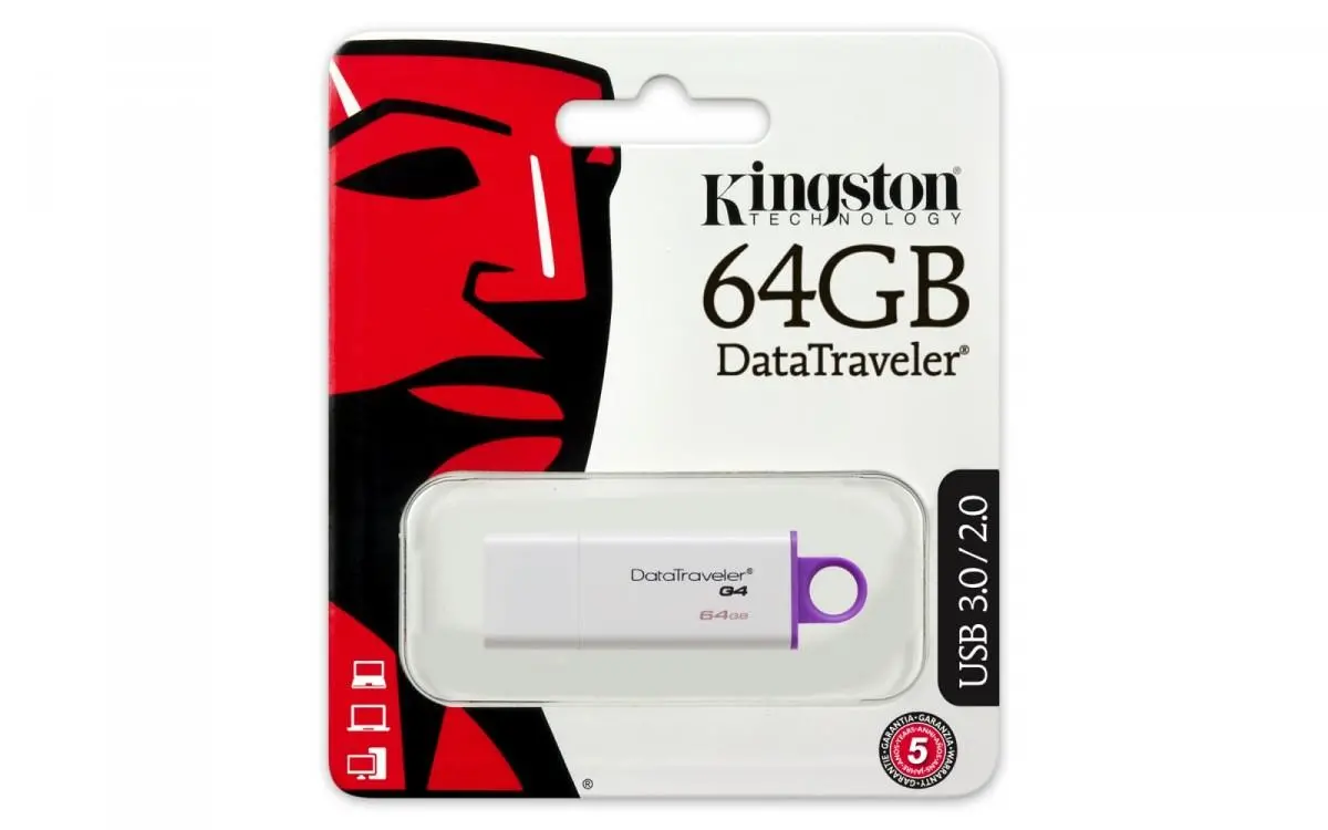 PenDrive Kingston Data Traveler I G4 64GB USB 3.0 Biały
