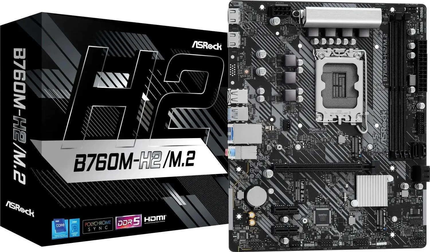 Płyta główna ASrock B760M-H2/M.2 DDR5