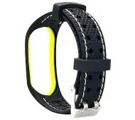 Beline do Mi Band 6/5 Sport Czarno-limonkowy