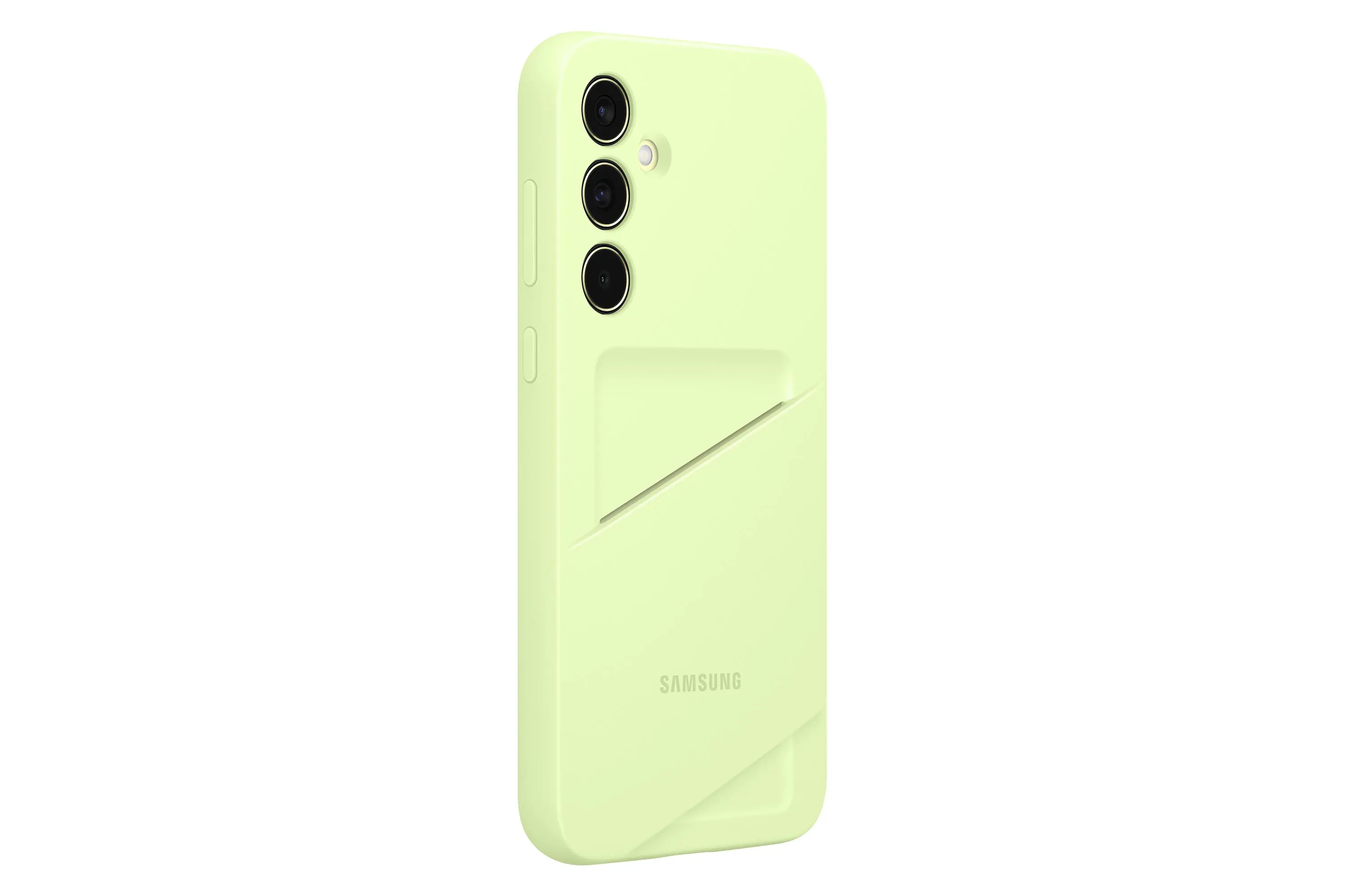 Etui Samsung Card Slot Cover do Galaxy A35 5G Limonka