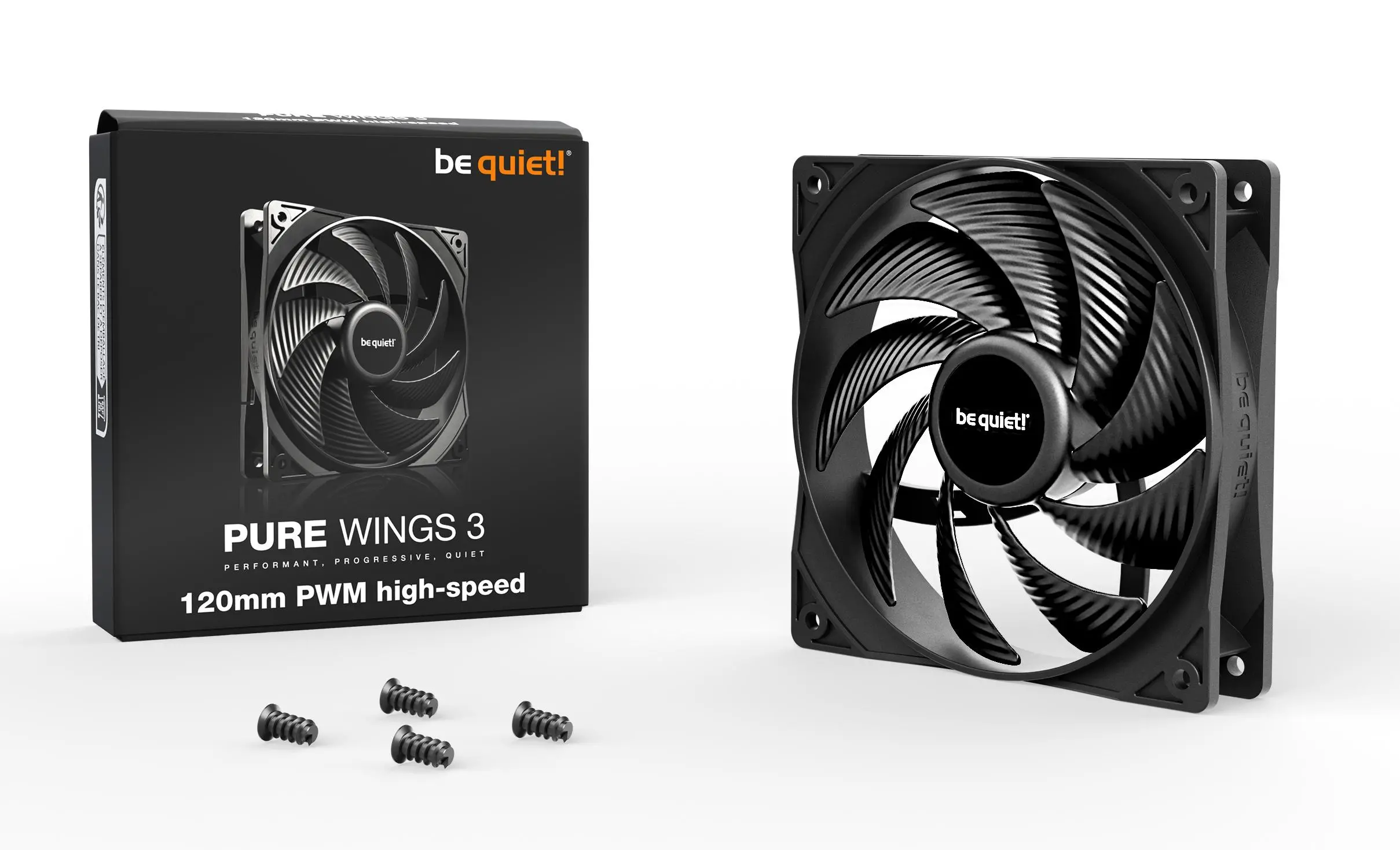 Wentylator be quiet! Pure Wings 3 PWM high-speed 120mm Czarny