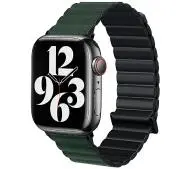 Beline do Watch Magnetic Pro 42/44/45/49mm Czarno-zielony