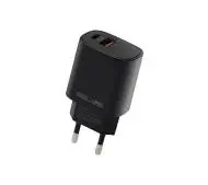 Beline 1x USB-C + 1x USB 30W PD 3.0 + QC 3.0 GaN Czarny