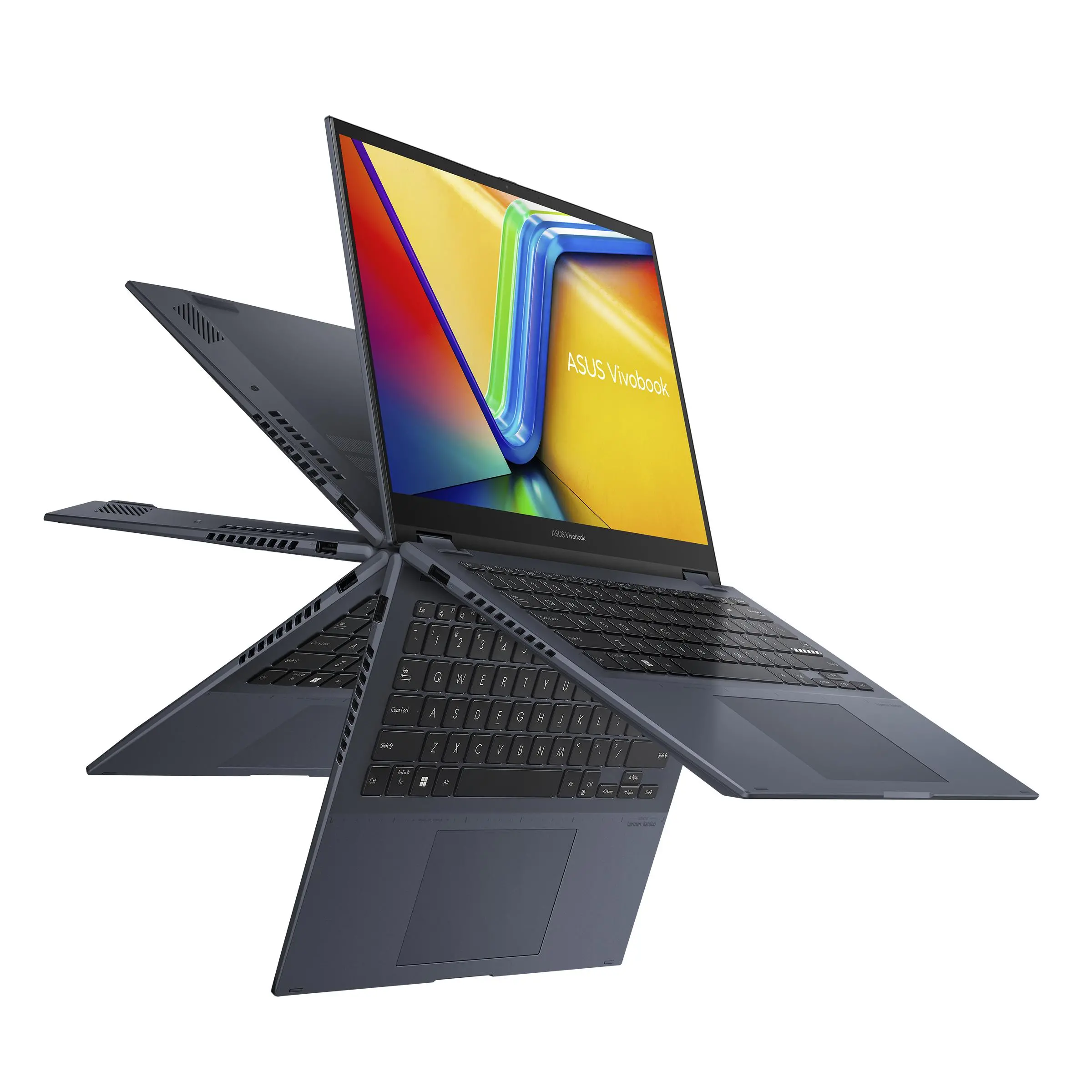 Laptop ASUS Vivobook S 14 Flip TN3402YA-KN052W OLED 14" 90Hz R5 7530U 16GB RAM 512GB Dysk SSD Win11 Niebieski