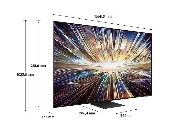 Telewizor Samsung Excellence Line Neo QLED QE75QN800DT 75" QLED 8K Mini LED 120Hz (do 165Hz w 4K) Tizen Dolby Atmos HDMI 2.1 DVB-T2