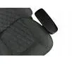 Fotel Yumisu 2053 Magnetic Materiał Biurowy do 150kg Tkanina Szaro-czarny