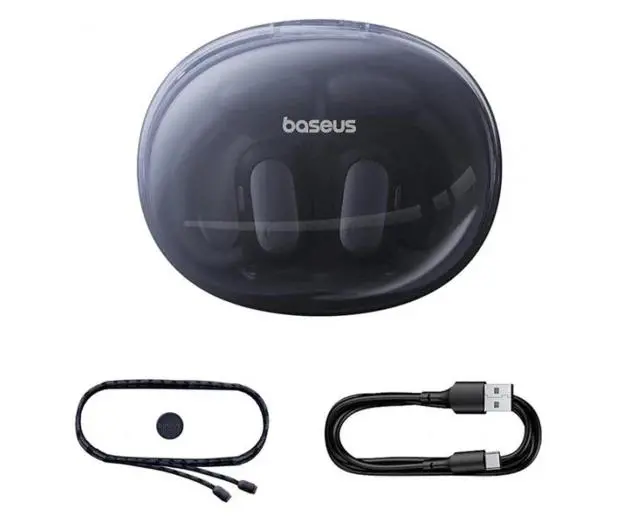 Słuchawki bezprzewodowe Baseus Eli Sport 1 Przewodnictwo powietrzne Bluetooth 5.3 Czarny
