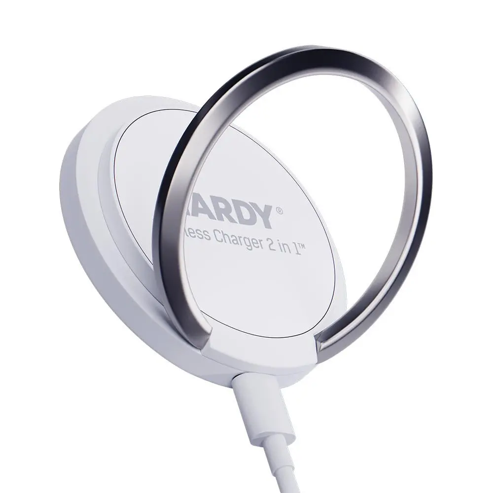 Ładowarka indukcyjna 3mk Hardy Wireless Charger 2in1 15W Biały
