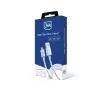 Kabel 3mk Hyper USB-A do microUSB 1,2m 5V 2,4A Biały