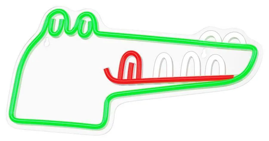 Neon Forever Plexi LED Jurassic Krokodyl RTV100443