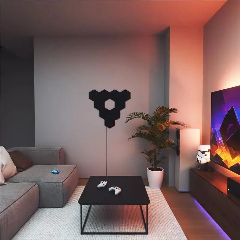Nanoleaf Shapes Black Hexagons Expansion Pack 3szt, Panel LED - cena i ...