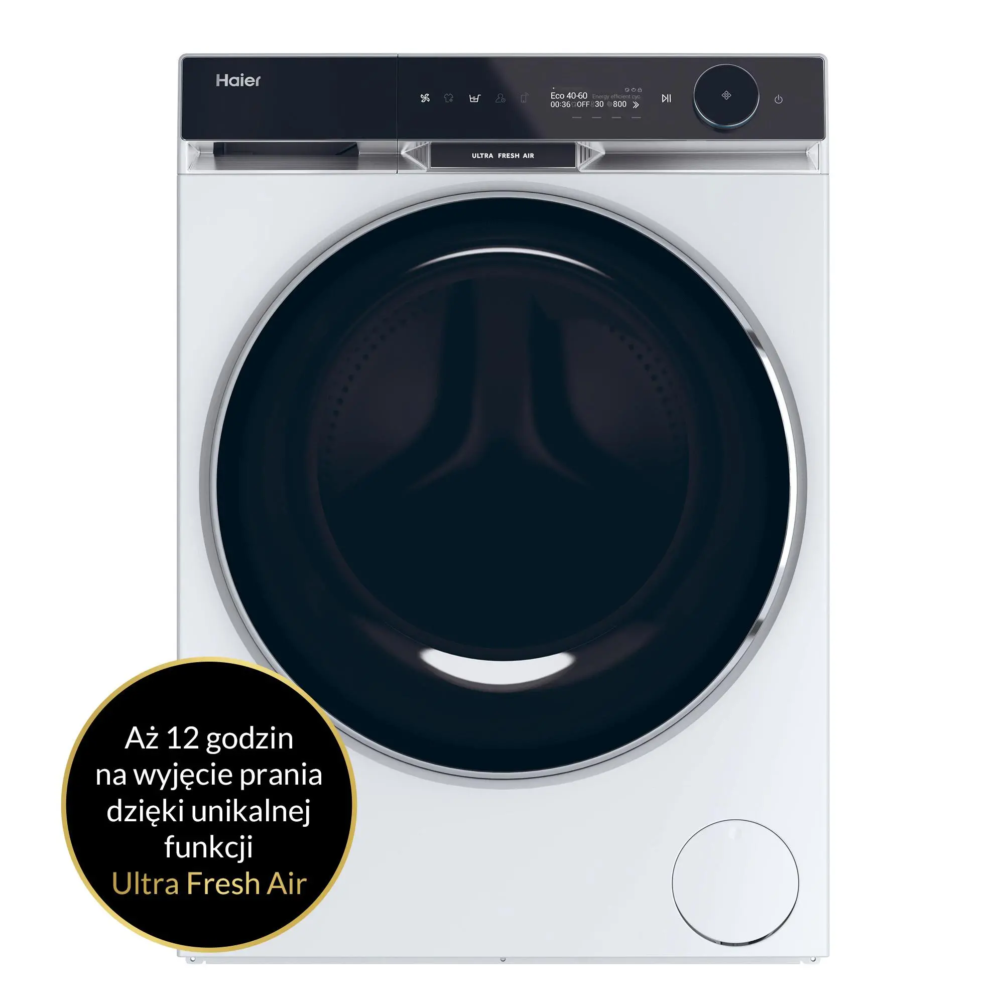 Pralko-suszarka Haier X11 HWD100-BD14397US Ultra Fresh Air 57cm 10kg/6kg Zdalne sterowanie