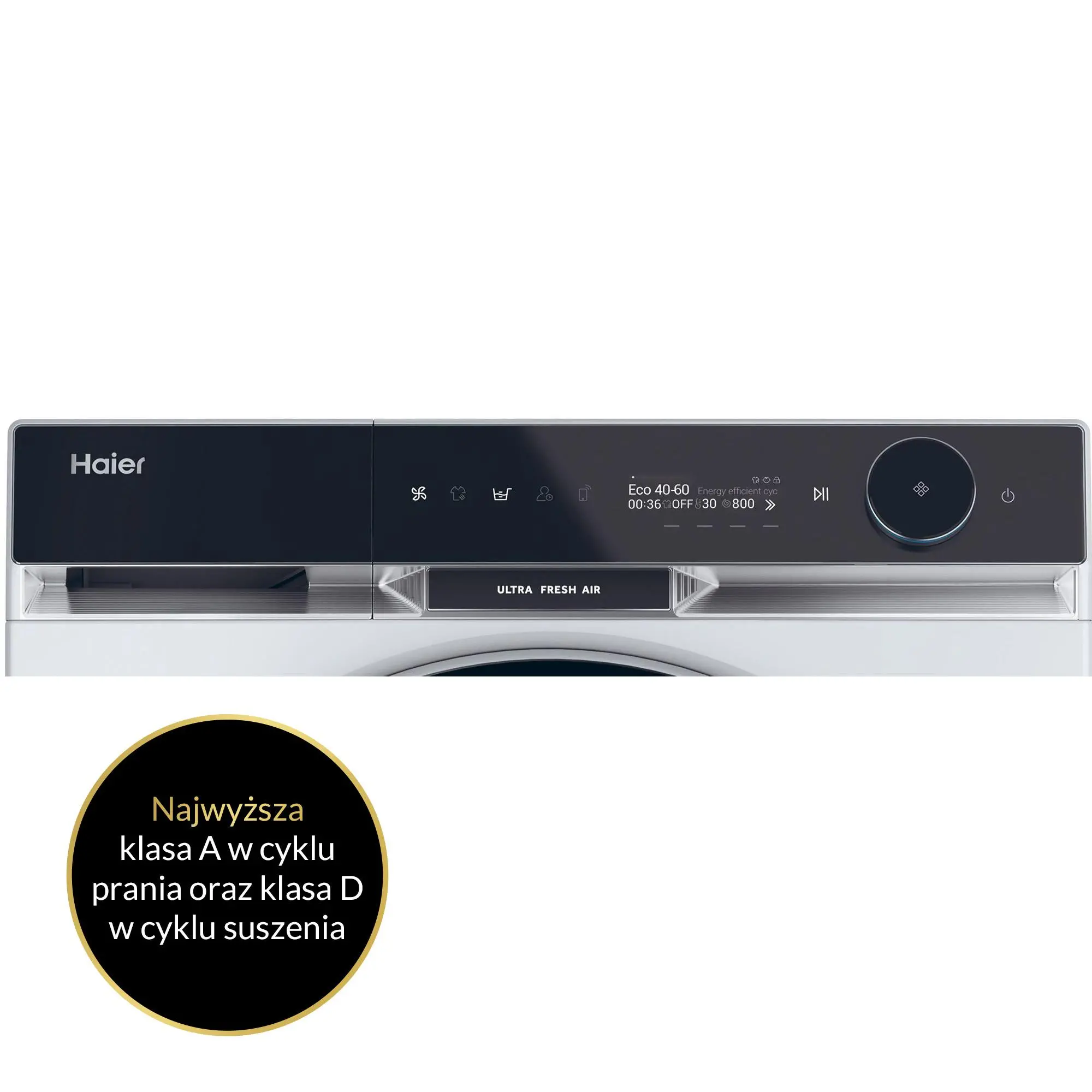 Pralko-suszarka Haier X11 HWD100-BD14397US Ultra Fresh Air 57cm 10kg/6kg Zdalne sterowanie