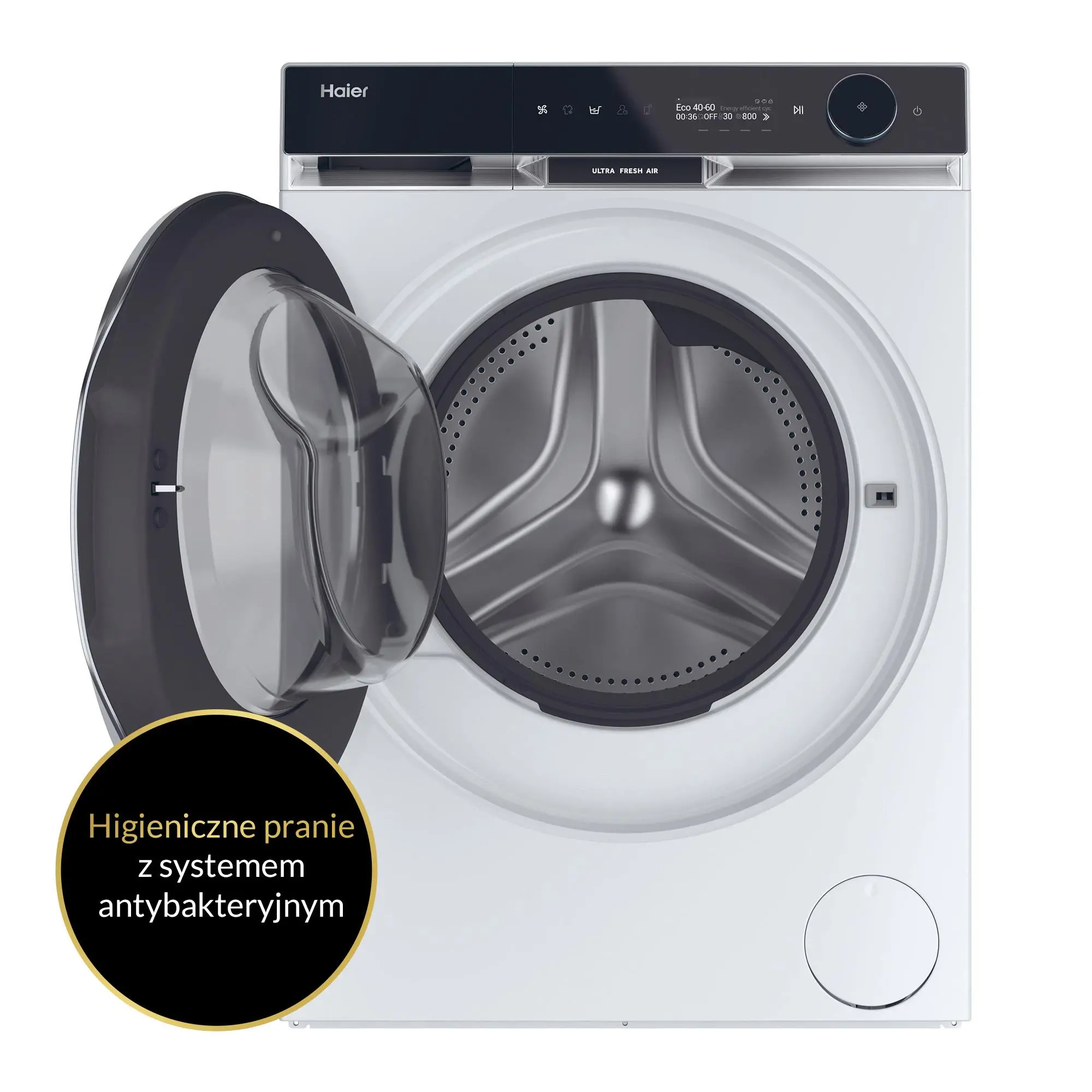 Pralko-suszarka Haier X11 HWD100-BD14397US Ultra Fresh Air 57cm 10kg/6kg Zdalne sterowanie