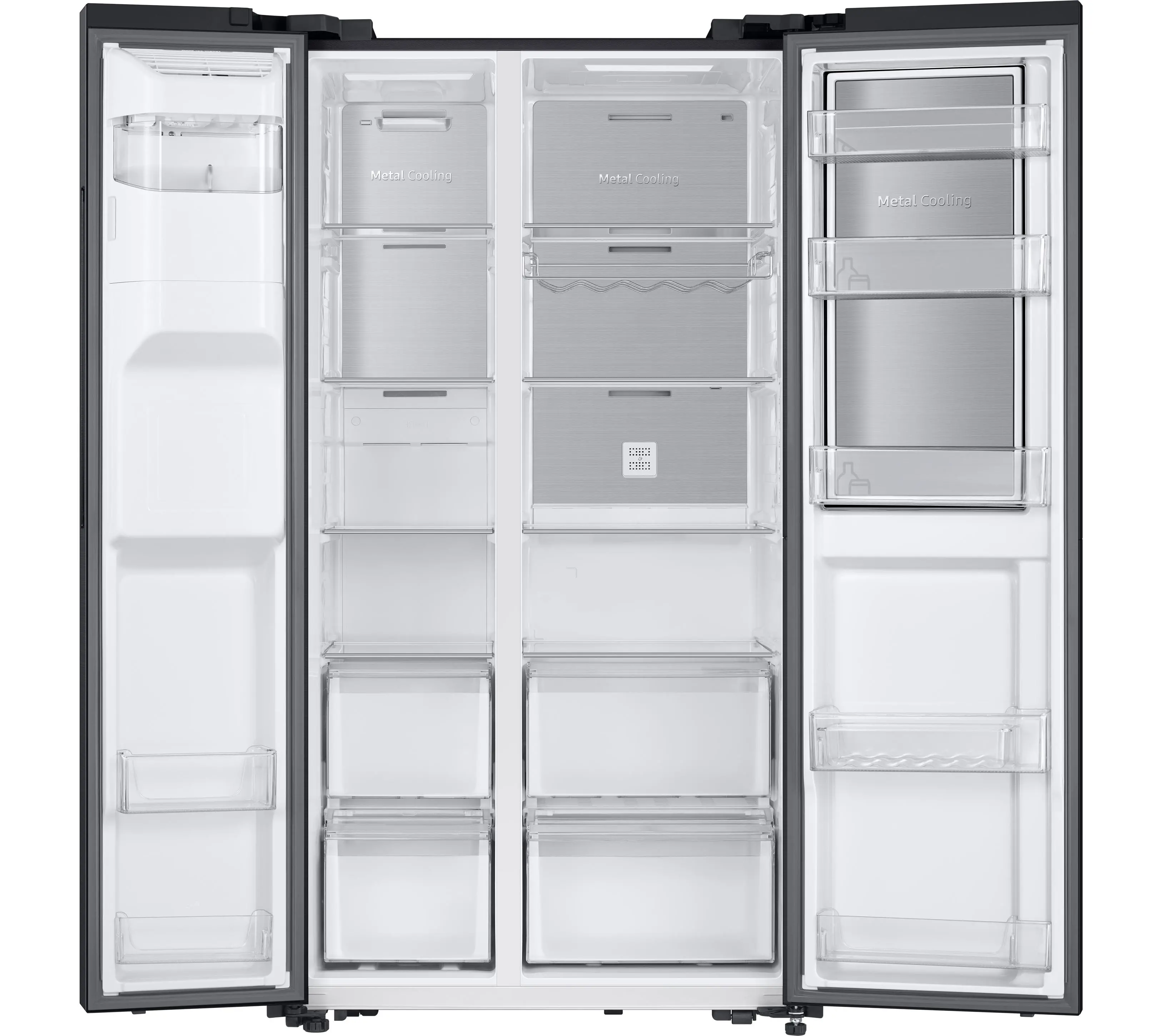 Lodówka Samsung SBS RH65DG54M3B1 Pełny No Frost 178cm Dystrybutor wody Kostkarka automatyczna Zdalne sterowanie Grafitowy