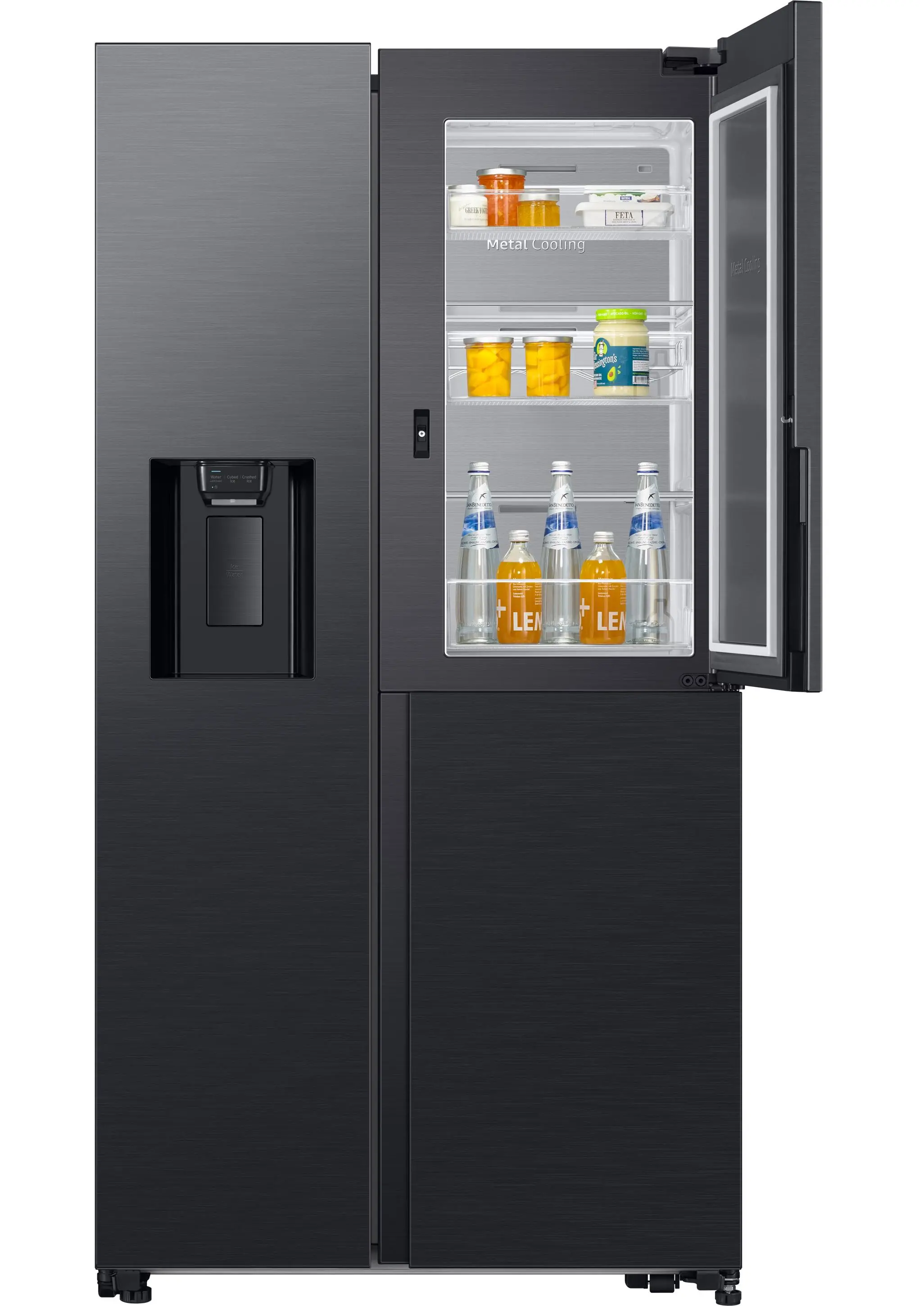 Lodówka Samsung SBS RH65DG54M3B1 Pełny No Frost 178cm Dystrybutor wody Kostkarka automatyczna Zdalne sterowanie Grafitowy