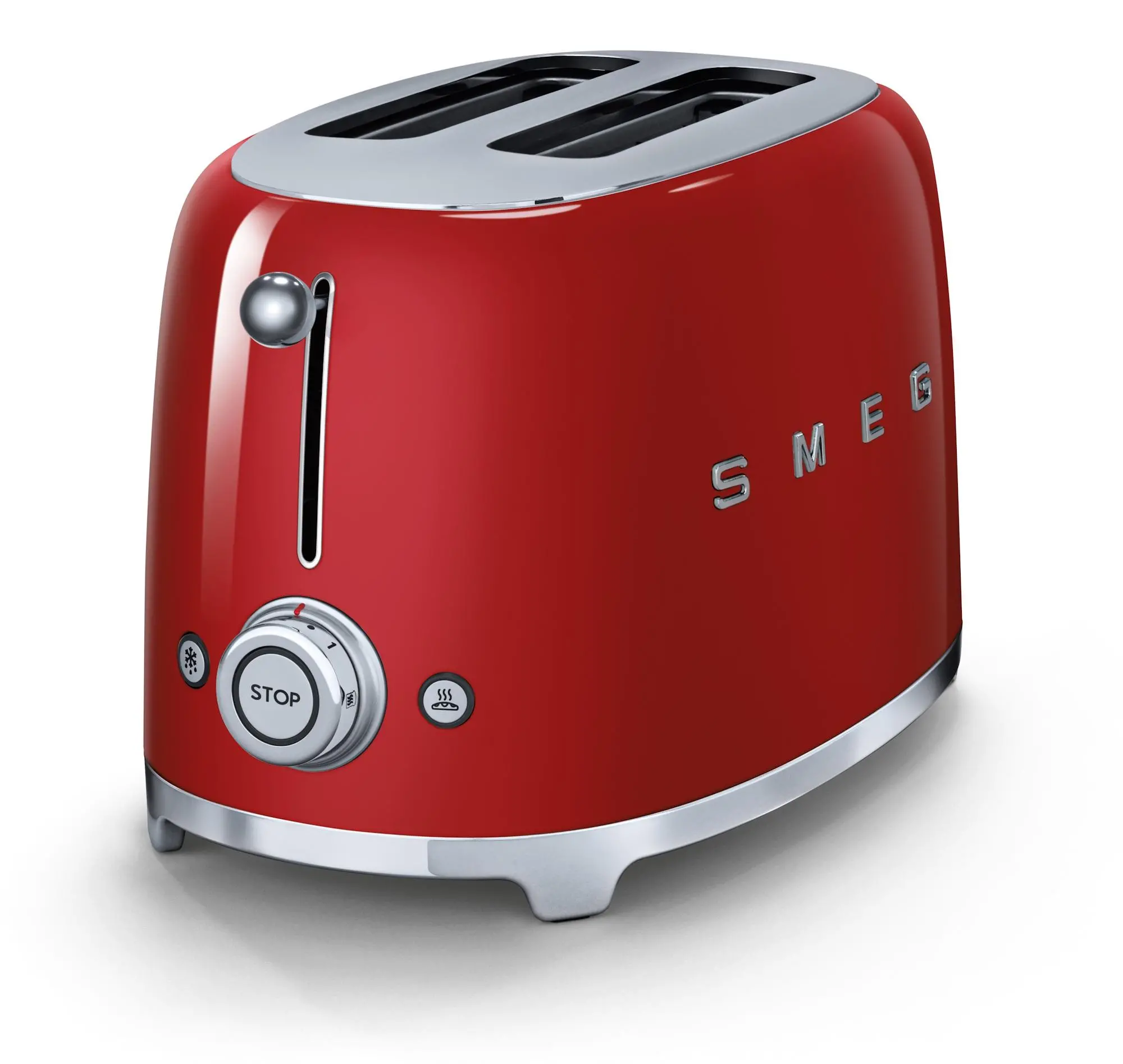 Toster Smeg TSF01RDEU Rozmrażanie 950W