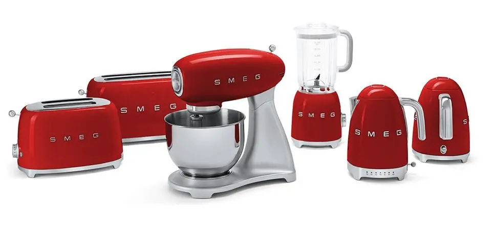 Toster Smeg TSF01RDEU Rozmrażanie 950W